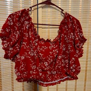 Skirt and crop top set